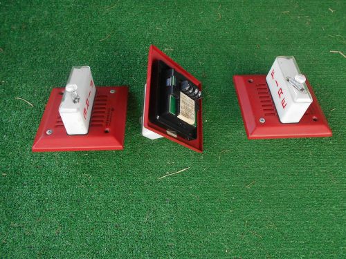 Lot of 3  Cerberus Pyrotronics fire alarms