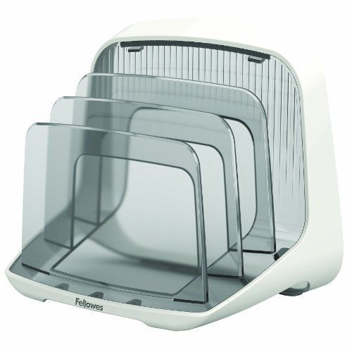 Fellowes I-Spire Series File Station/Organizer, White/Gray (9381401)