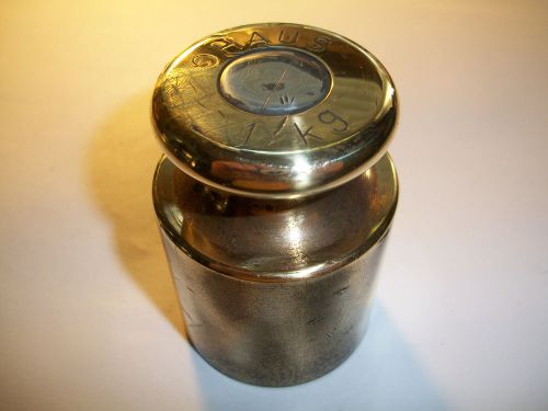 Ohaus 1 kg Brass Weight