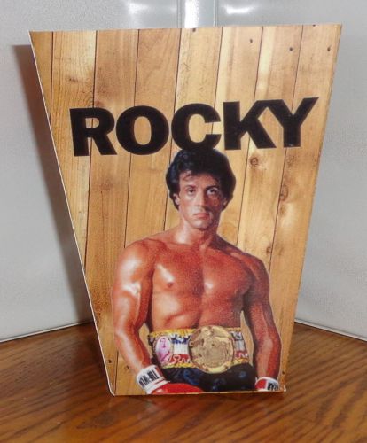 SYLVESTER STALLONE POPCORN BOX # 1. RAMBO. ROCKY.....FREE SHIPPING