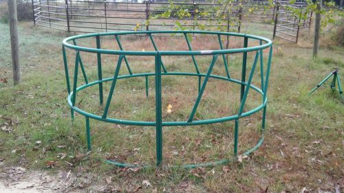 round hay bale feeder