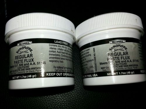 Lot of 2  Nokorode Paste Flux  1.7 oz