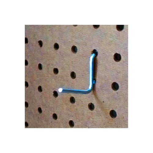 Pegboard Straight Hooks 1-1/2&#034; Projection Steel NEW Min Order 2 Lots of 2 710638