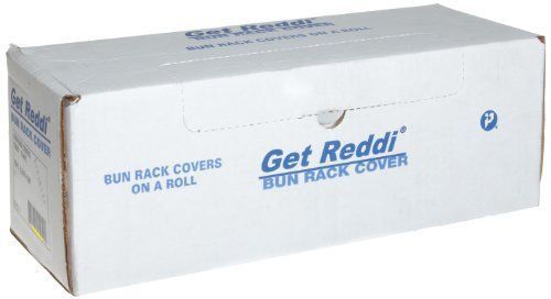 Inteplast BR52X80 80&#034; Length x 52&#034; Width  Bun Rack Cover Case of 50