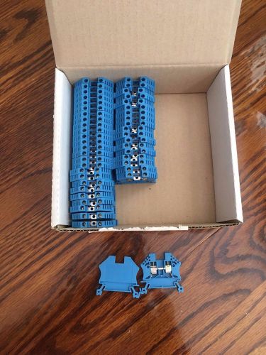 Automation Direct DINnectors DN-T10B DIN Connectors Blue Lot of 45