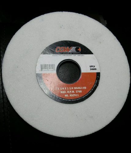 White Aluminum Oxide Surface Grinding Wheel - 7x1/4x1-1/4  WA46-I-VD