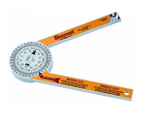 Starrett miter protractor 7 inch for great accuracy 505p-7 new for sale