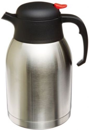 Genuine Joe Everyday Double Wall Vacuum Carafe - 2.11 Quart - Vacuum - Steel