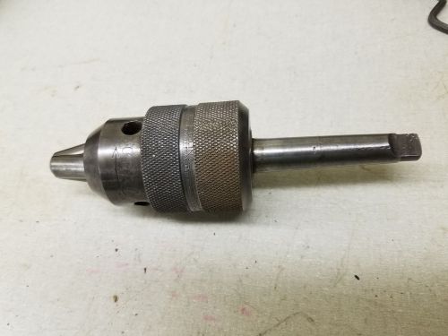 Ettco #3AB drill chuck #2 MT 17/32&#034; capacity nice solid chuck