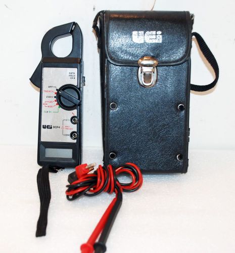 Uei dcp4 digital volt meter / ammeter / amp clamp meter with case for sale