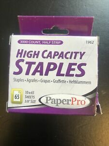 Bostitch High-Capacity Staples, 3/8&#034; 3000/Box 1962.