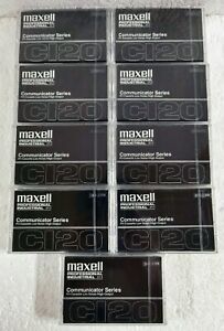 5 NIW MAXELL C120 COMMUNICATOR SERIES BLANK CASSETTE TAPES!