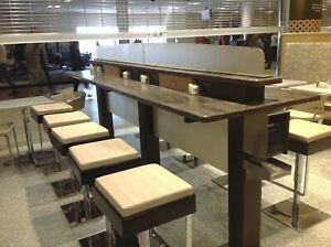 Custom Multimedia Table for Bar or Restaurant w/ media charging outlets 