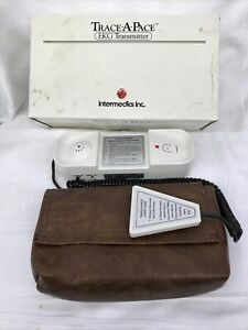 Intermedics Vintage Trace A Pace EKG Transmitter For Use With Home Phone