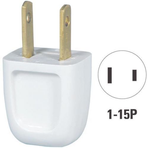 Cooper Wiring BP2601-6W-SP Easy-On Plug-WHT EASY-ON PLUG