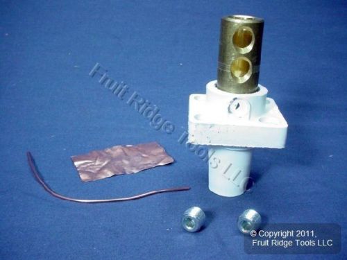 New leviton white 16 series female cam panel receptacle outlet 400a 600v 16r22-w for sale