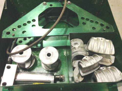 Used greenlee 777 conduit bender rigid 1-1/4&#034; thru 2&#034; one shot 2-1/2&#034;-4&#034; segment for sale