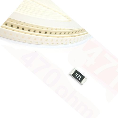 5000 x SMD SMT 0805 Chip Resistors Surface Mount 470R 470ohm 471 +/-5% RoHs