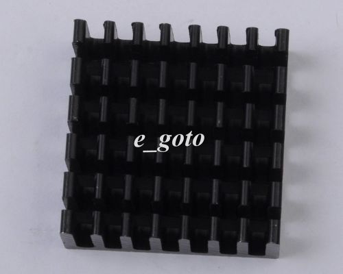 5PCS Heat Sink Black 28x28x8mm Aluminum 28*28*8mm for CPU IC good