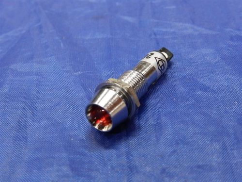 Lot of 10  pli-7t-rs-24r-24v-l led 7mm pilot light 24v ac/dc terminal ring+nut for sale