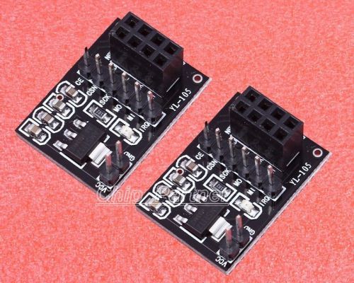 2pcs 5v-3.3v wireless module pinboard for nrf24l01+ robot for sale