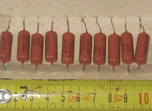 0.01 uF 400 V  PIO Capacitors.K75-12  Lot of 30. New