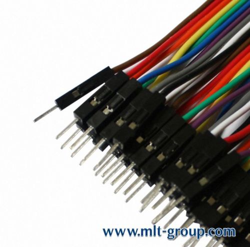 Male to Female Jumper Wire 20cm 40pcs for Raspberry Pi