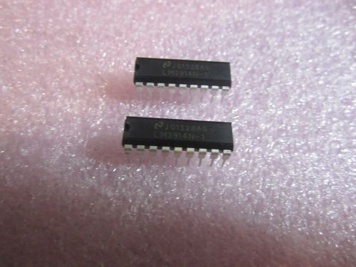 (2) LM3914N LED BAR/DOT GRAPH  DRIVER ICs