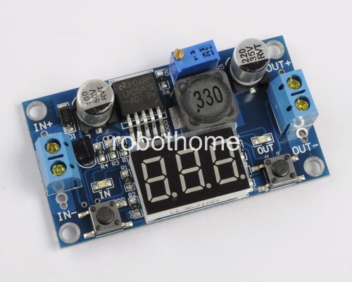 LM2596 Step Down Power Module DC Adjustable LED Voltmeter Brand New