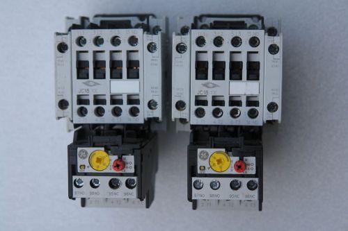 Springer contactor jc18a310t, ge rt1n overload relay &amp; bcll11 auxiliary contact for sale