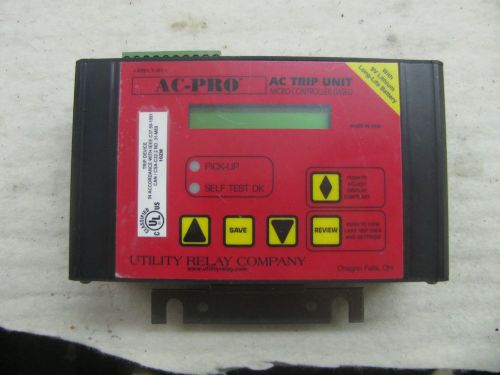 UTILITY RELAY COMPANY AC-PRO TRIP UNIT T-361-1