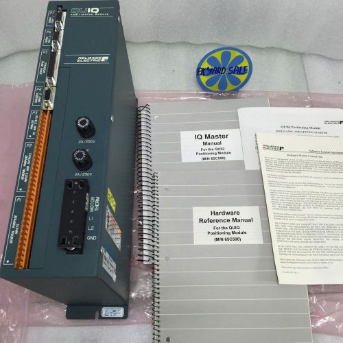 Reliance Electric QUIQ Postioning Module 65C500 w/ Manual + Software