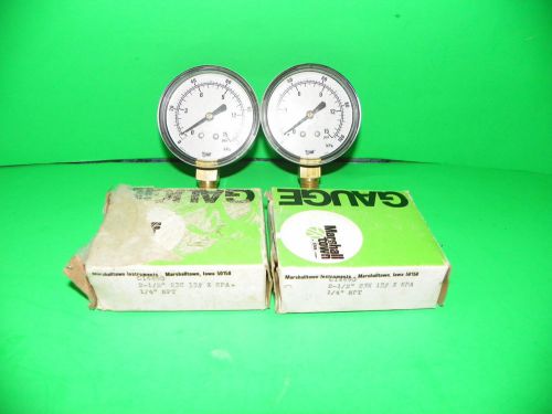 NEW IN BOX Marshall Town G11490 2 1/2&#034; 23K 15# X KPA  1/4&#034; NPT  Receive 2