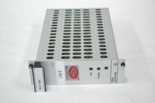 VERO 116-10066F MODULE POWER SUPPLY 115/230V-AC 24V-DC 1.5/0.85A AMP B334054