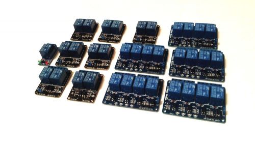 13pcs 5V 2 Channel Relay 4 Channel Relay 1 Channel Relay Module Arduino Bundle