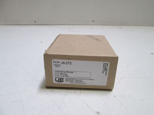 UNITED ELECTRIC PRESSURE SWITCH J6-272 *NEW IN BOX*