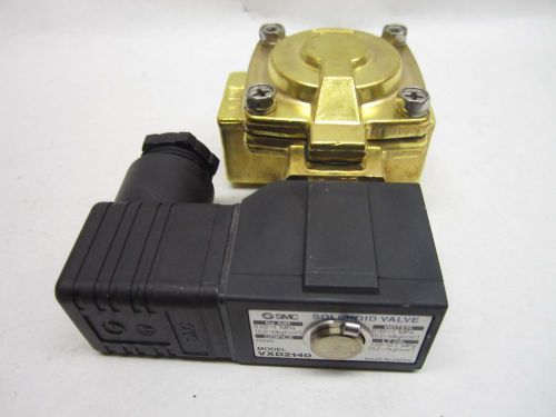 Pilot Operated 2 Port Solenoid Valve, DC/AC, SMC VXD2140-03N-3D