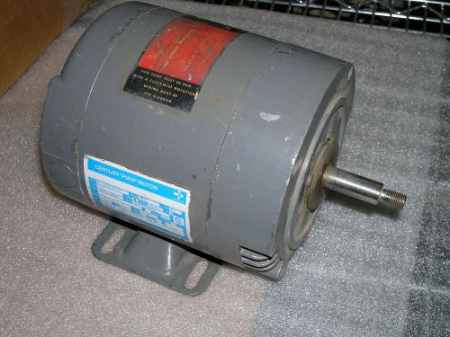 PUMP MOTOR  Gould Century 1/2hp 3 phase