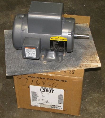 Baldor l3507 fr: 56 3/4hp 3/4 hp .75 hp 115/230v 1725 rpm electric motor nib for sale