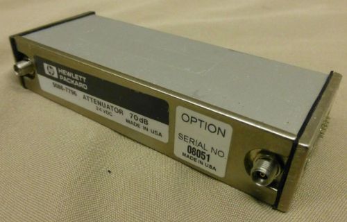 HP AGILENT RF 5086-7796 26.5 GHz 70db STEP ATTENUATOR