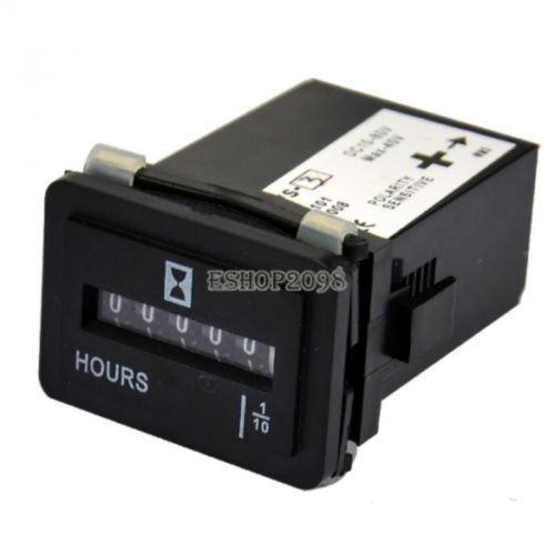 New Hour Meter, Magneto Powered-Small Engine 9V-80V Volts AC or DC Hovantech2014