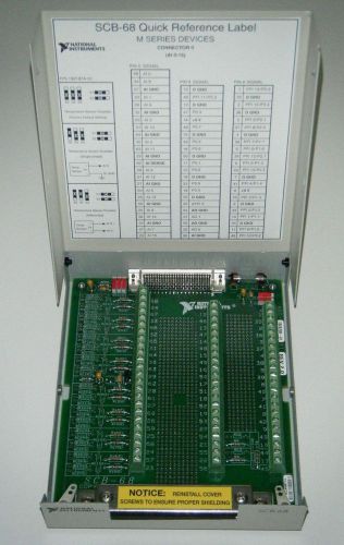 *Excellent* National Instruments NI SCB-68 Shielded Connector Block, M-Series