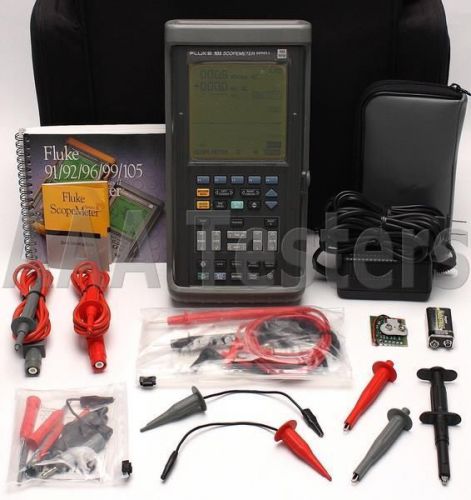 Fluke 105 scopemeter series ii 100mhz handheld oscilloscope scope meter for sale