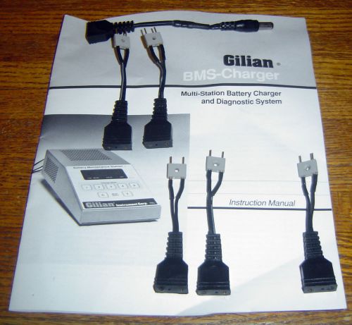 Gilian Instruction Manual &amp; Charging Plugs / Adapters for Gilian BMS Charger