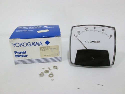 NEW YOKOGAWA 250440NTNT 0-50 A-C AMPERES PANEL METER D292433