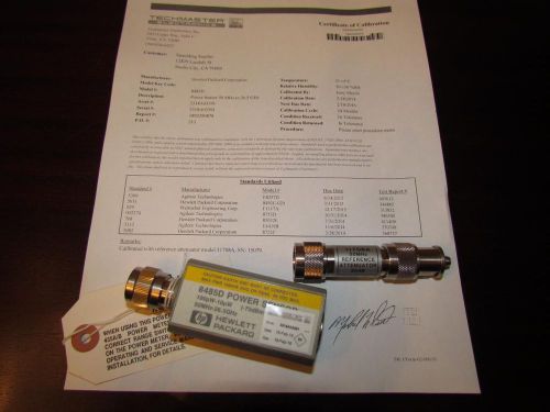 NEW HP Agilent 8485D 50MHz - 26.5GHz RF Power Sensor (-70 to -20 dBm) CALIBRATED