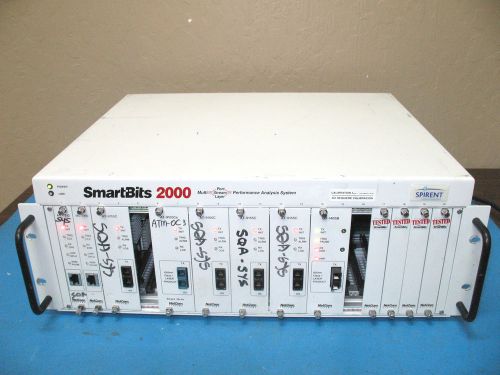 SPIRENT NETCOM SYS SMARTBITS 2000 SMB-2000 NETWORK PERFORMANCE ANALYSIS SYSTEM