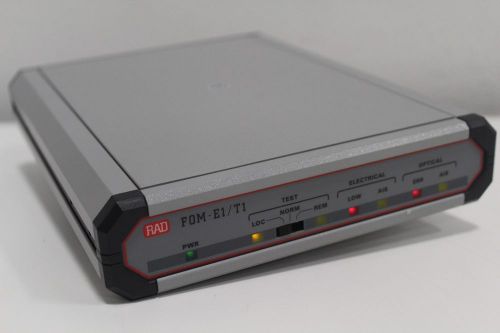 RAD FOM-E1 / T1/ ST85/ 115 (F) Optical Equipment + Free Expedited Shipping!!!