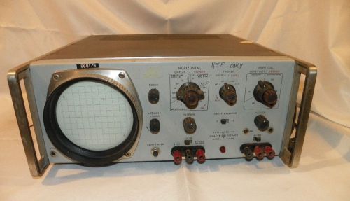 Hewlett-Packard Oscilloscope Model 120B, Powers Up