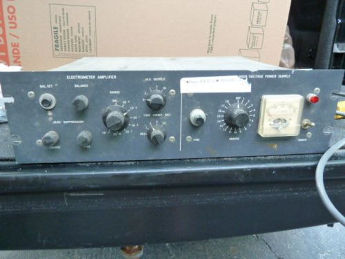 Jarrell Ash Model 26-770 Electrometer Amplifier Amp High Voltage Power Supply